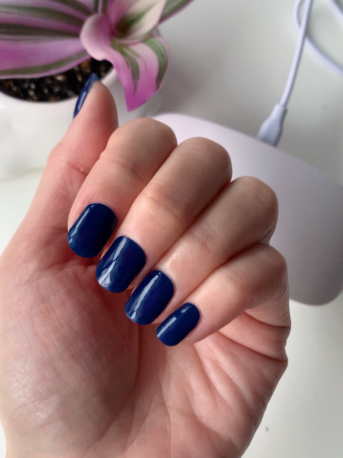 Midnight Blue Semi-Cured Gel Nail Stickers