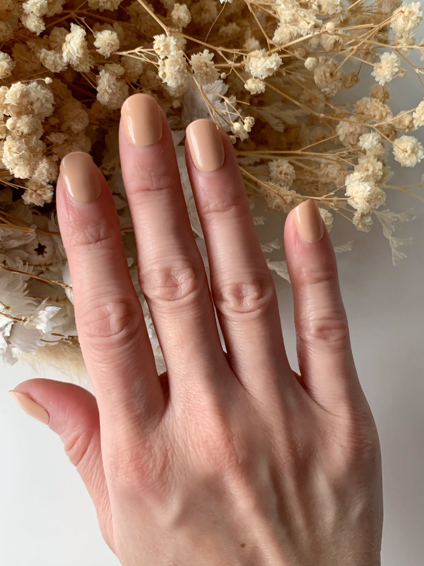 Caramel Semi-Cured Gel Nail Stickers
