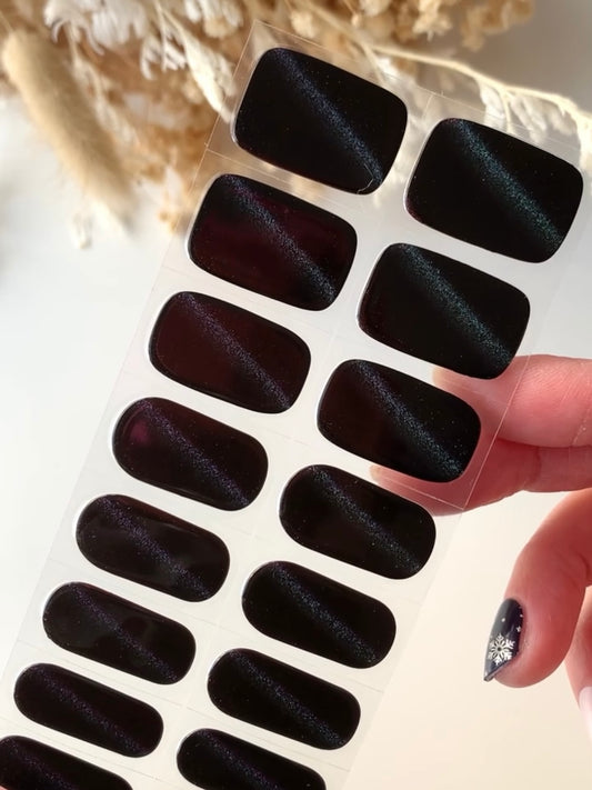Nightshade (Cat Eye) Semi-Cured Gel Nail Stickers