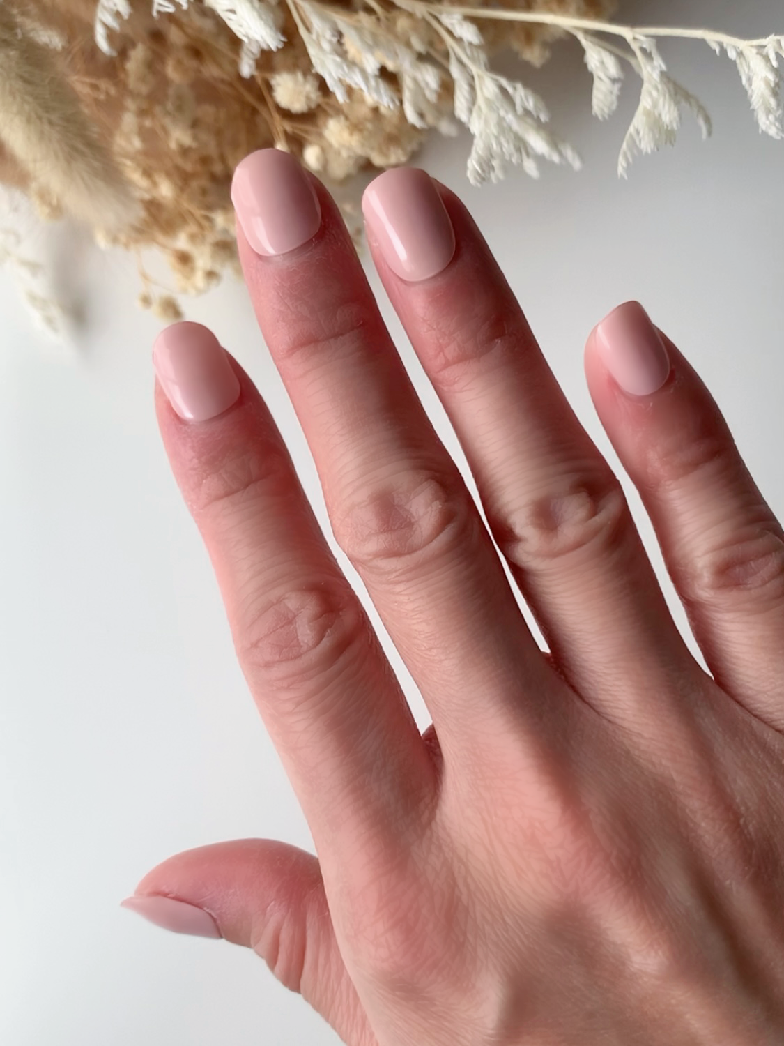 Mademoislle Pink Semi-Cured Gel Nail Stickers