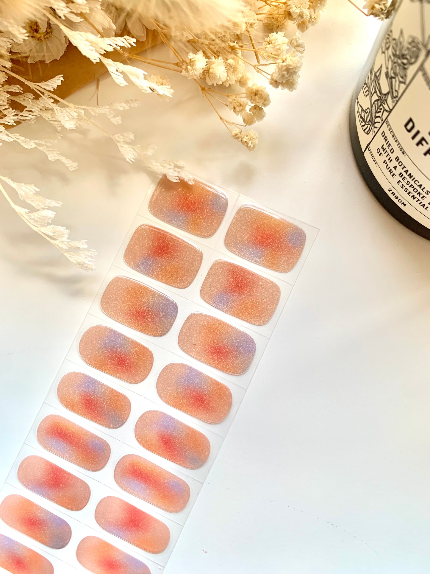 Flare Semi-Cured Gel Nail Stickers