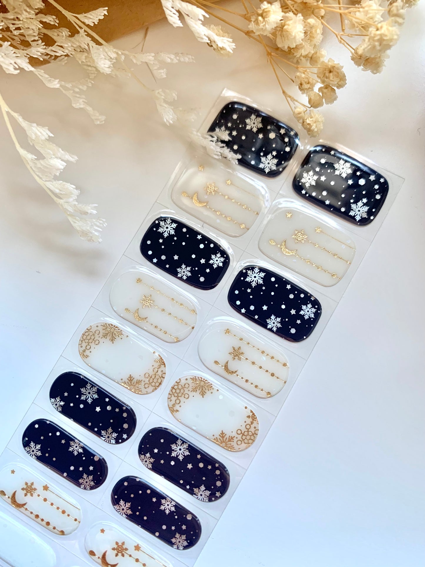 Snow Moon Semi-Cured Gel Nail Stickers