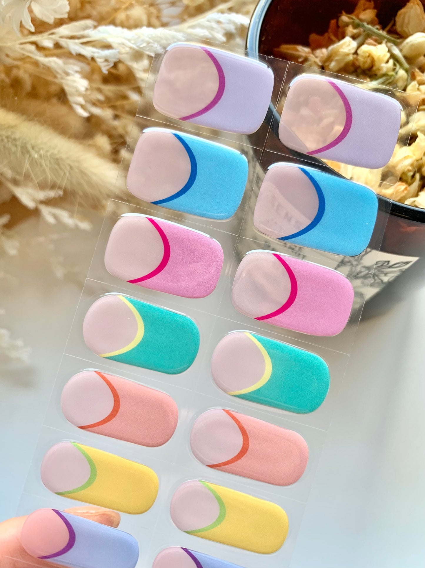 Arpeggio Semi-Cured Gel Nail Stickers