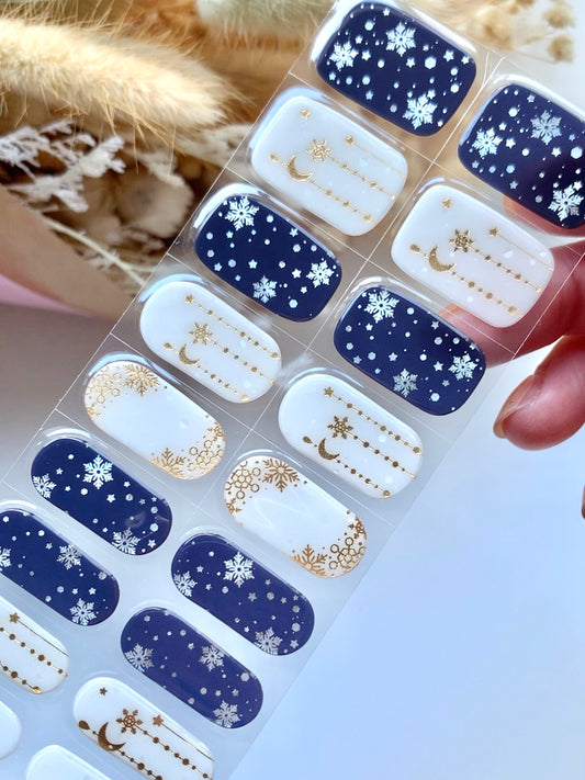 Snow Moon Semi-Cured Gel Nail Stickers